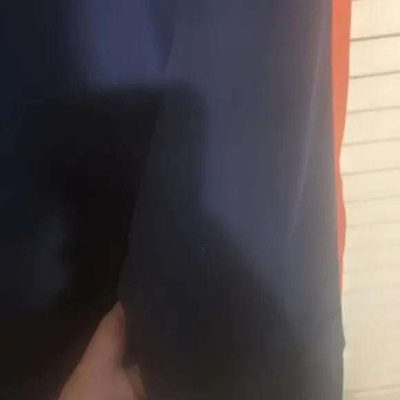 Nike Jacket Mens XL Blue Orange Syracuse Warm Up Side Zip Basketball On Court - Picture 10 of 10